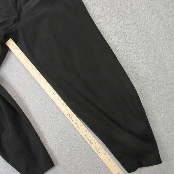 Alembika Womens Barrel Leg Pants size 3 Balloon Jogger Stretch Black Minimal - Picture 7 of 8